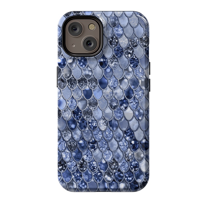iPhone 14 StrongFit Ocean Blue Glamour Mermaid Scales by  Utart