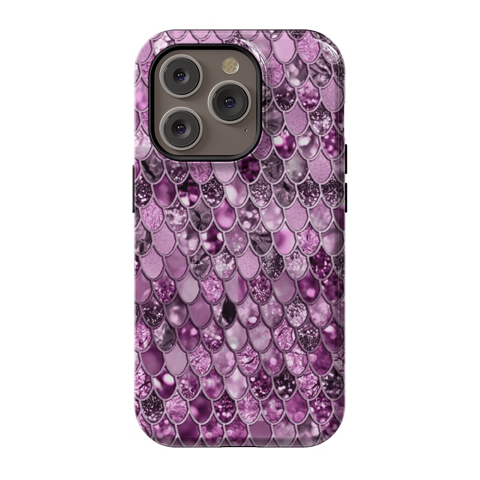 iPhone 14 Pro StrongFit Purple and Violet Trendy Shine Mermaid Scales by  Utart