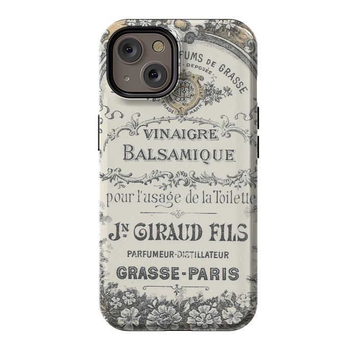 iPhone 14 StrongFit Vintage French Typography by Andrea Haase