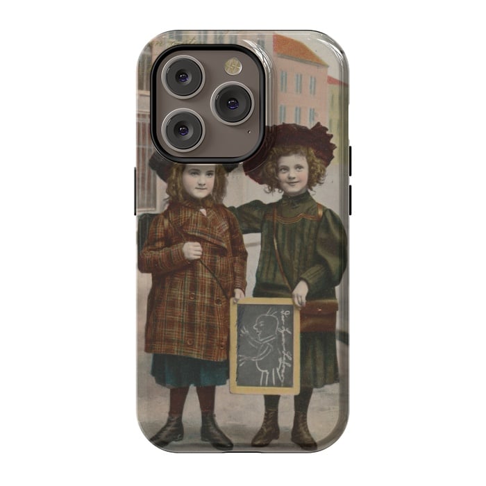 iPhone 14 Pro StrongFit Vintage School Girls by Andrea Haase