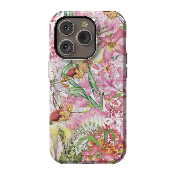 iPhone 14 Pro StrongFit Flower Jungle by  Utart