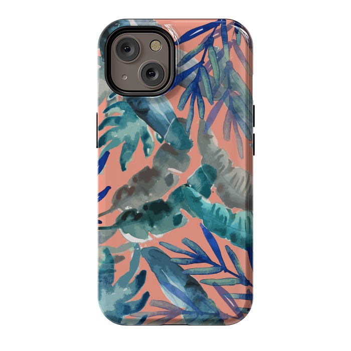 iPhone 14 StrongFit Tropical Mix Coral by MUKTA LATA BARUA