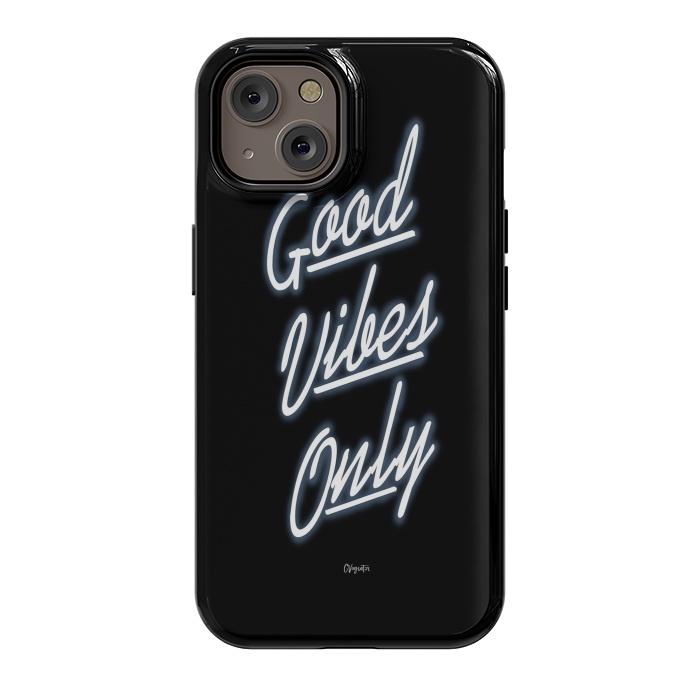 iPhone 14 StrongFit Good Vibes Only by ''CVogiatzi.