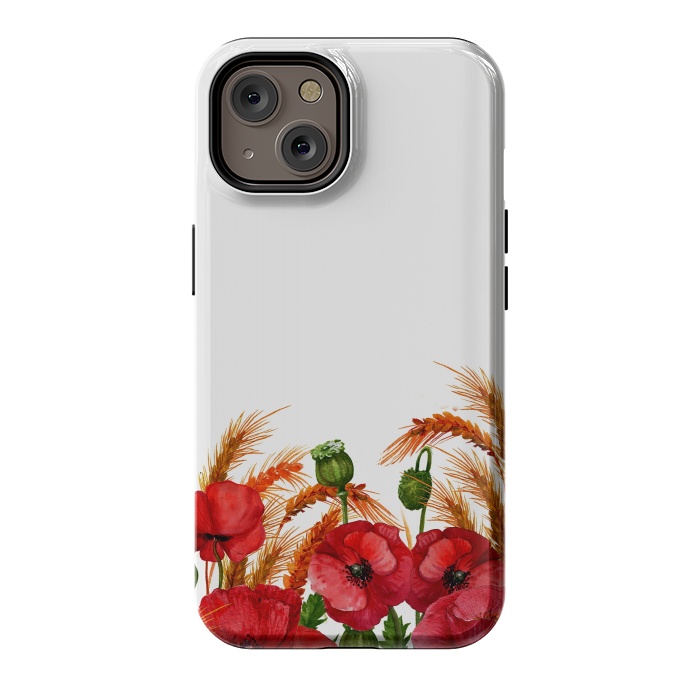 iPhone 14 StrongFit Summer Poppy Field by  Utart