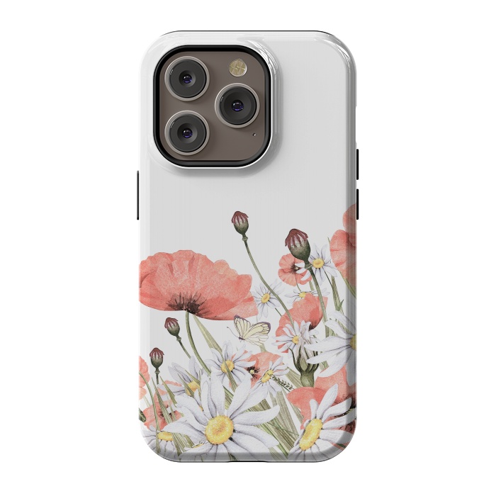 iPhone 14 Pro StrongFit Summer Poppy and Camomile Field by  Utart