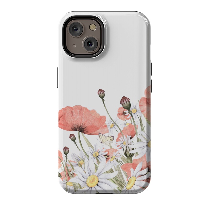 iPhone 14 StrongFit Summer Poppy and Camomile Field by  Utart