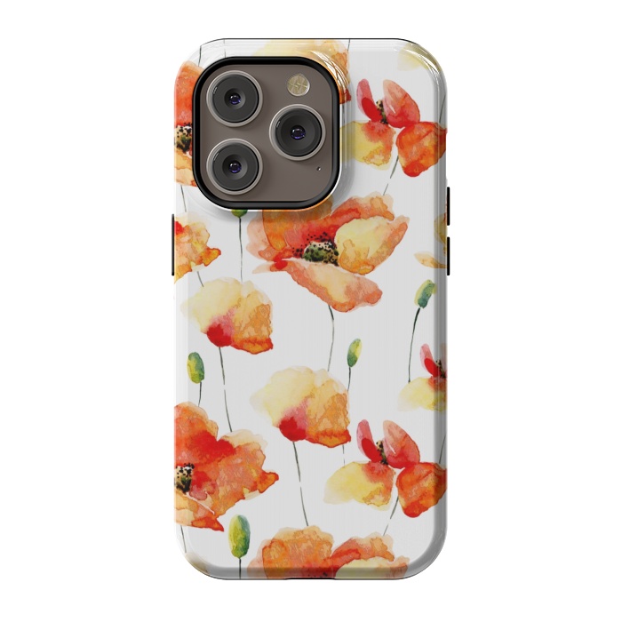 iPhone 14 Pro StrongFit Poppies Forever by  Utart