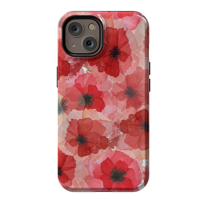 iPhone 14 StrongFit Abstract Poppy Pattern by  Utart