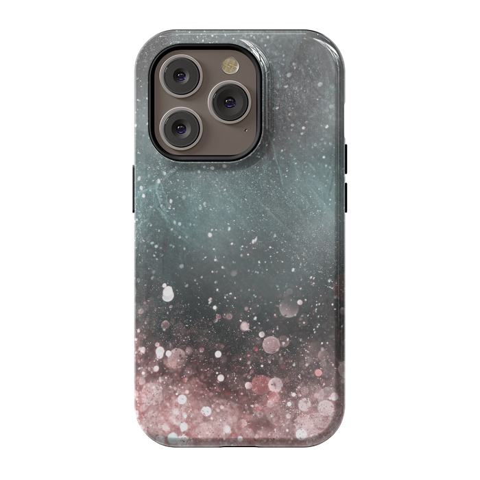 iPhone 14 Pro StrongFit Pink Sparkle 2 by Andrea Haase