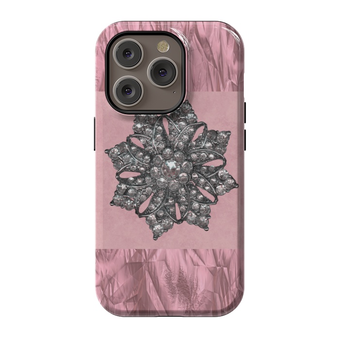 iPhone 14 Pro StrongFit Embellishment On Rose Gold 2 by Andrea Haase