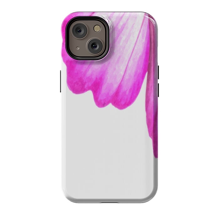 iPhone 14 StrongFit Pink Flower Abstract by Alemi