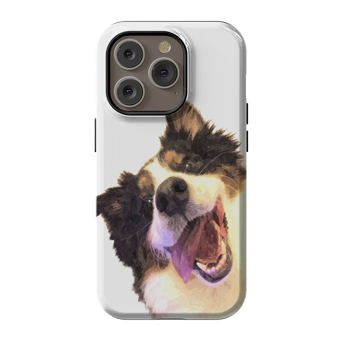 iPhone 14 Pro StrongFit Happy Dog by Alemi