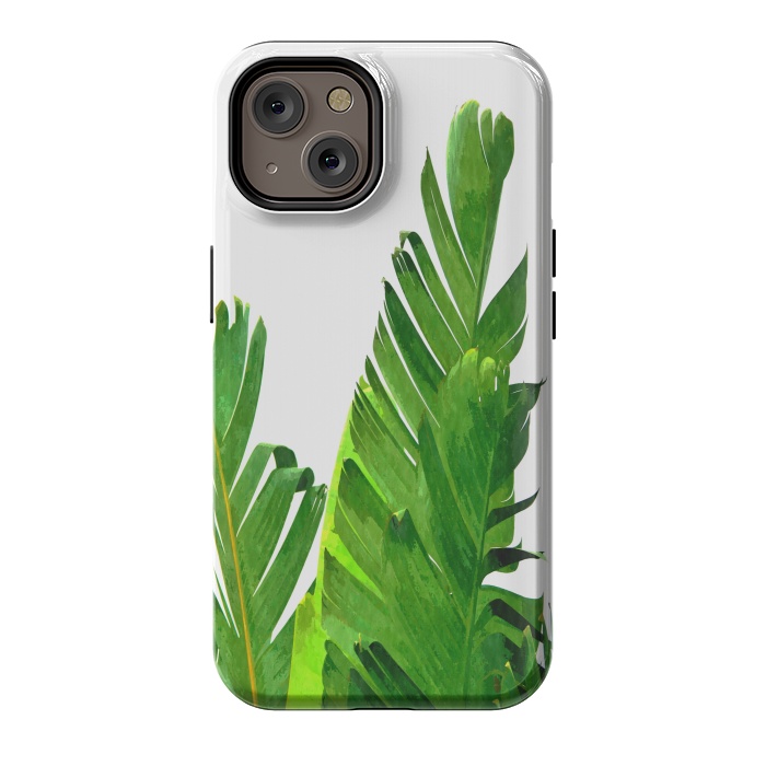 iPhone 14 StrongFit Palm Banana Leaves by Alemi