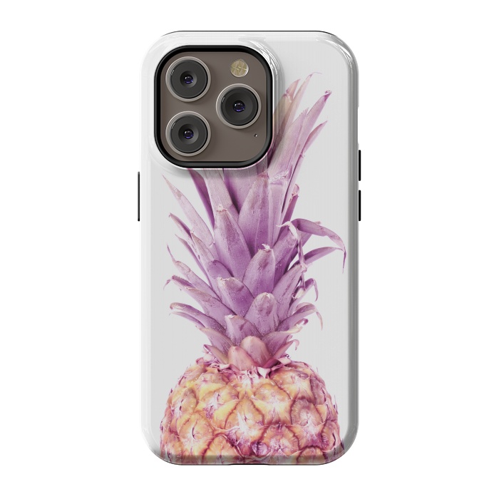 iPhone 14 Pro StrongFit Violet Pineapple by Alemi