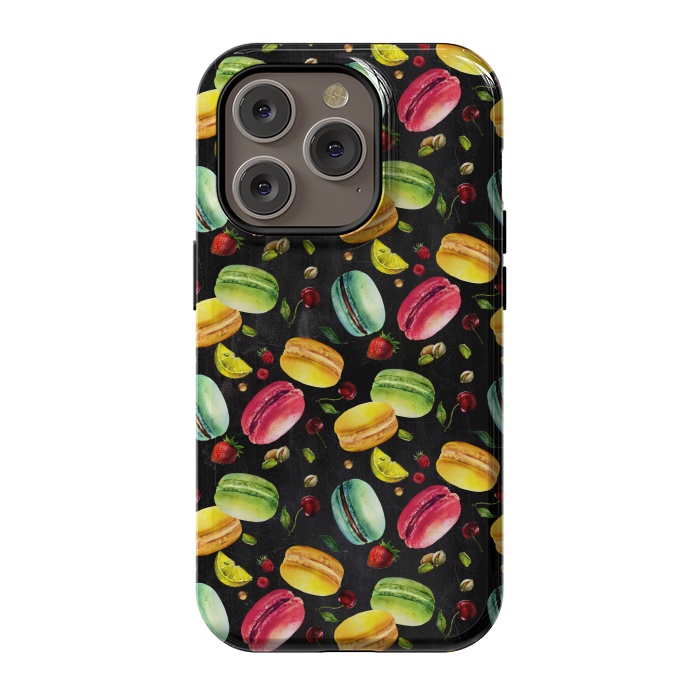 iPhone 14 Pro StrongFit Macaroon Dance at Night by DaDo ART