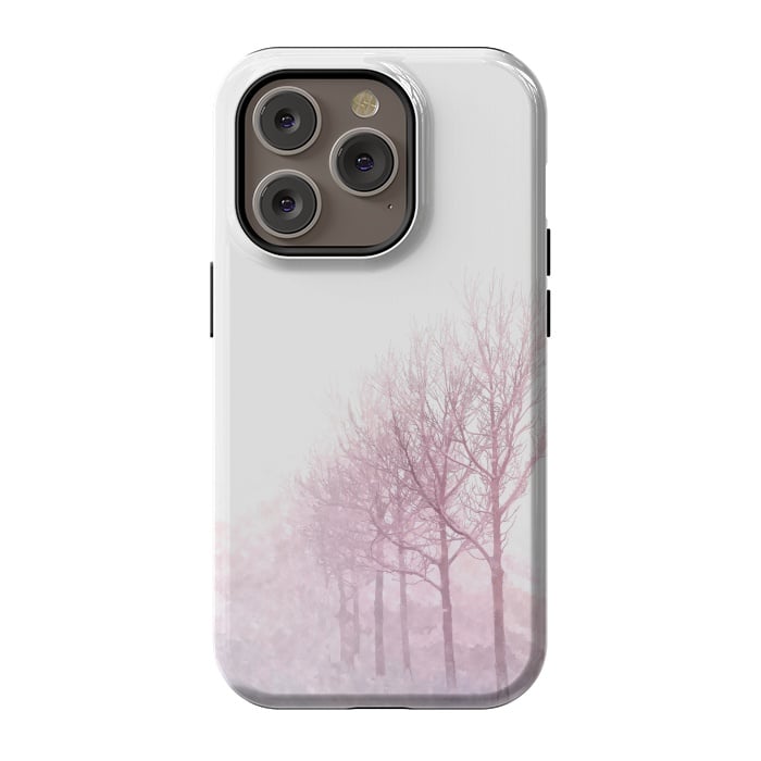 iPhone 14 Pro StrongFit Pink Trees by Alemi