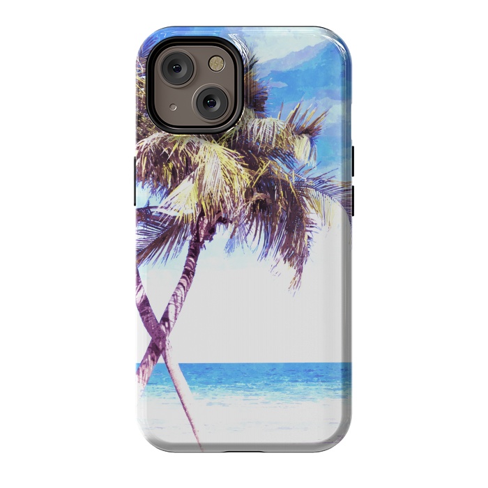 iPhone 14 StrongFit Palm Trees Beach by Alemi