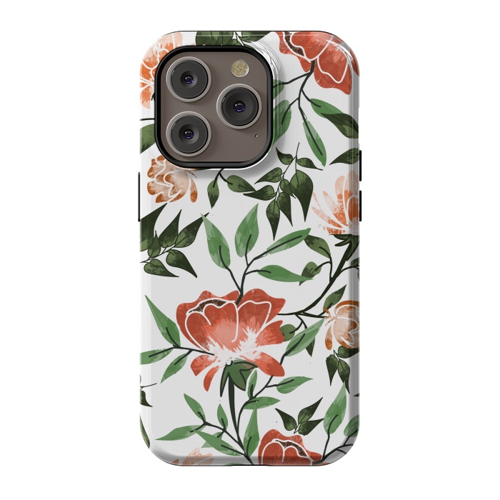 iPhone 14 Pro StrongFit Floral Feels by Uma Prabhakar Gokhale