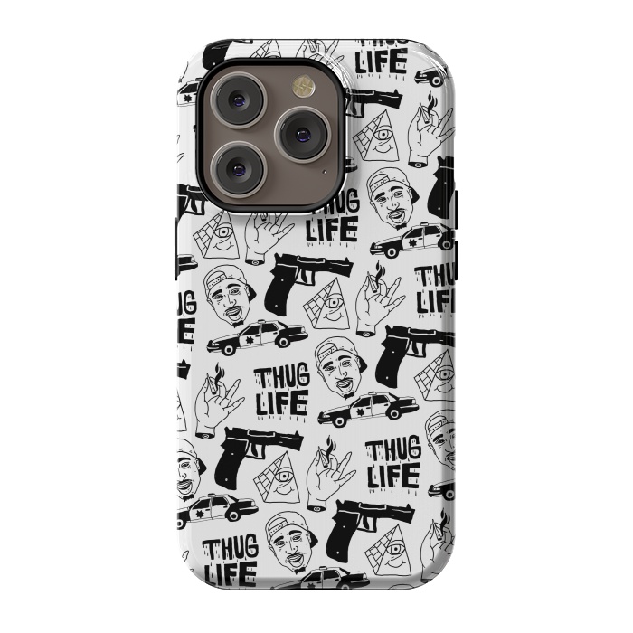 iPhone 14 Pro StrongFit Thug Life by Nick Cocozza