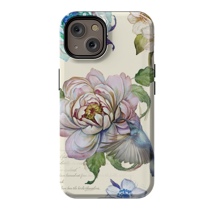 iPhone 14 StrongFit Vintage Rose by Creativeaxle