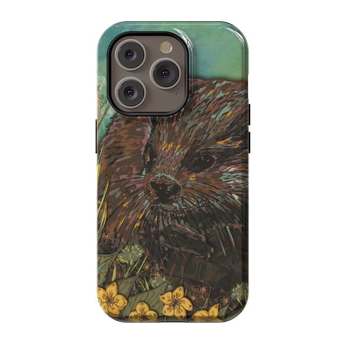 iPhone 14 Pro StrongFit Otter by Lotti Brown