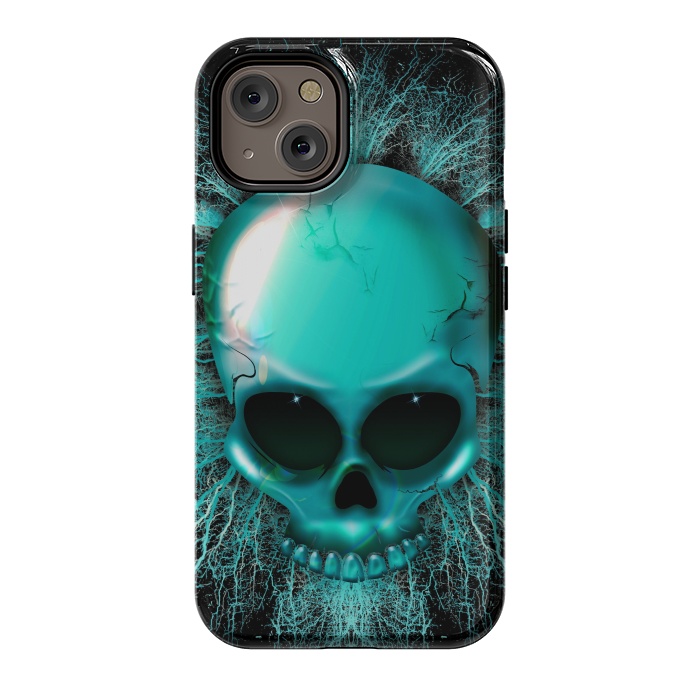 iPhone 14 StrongFit Ghost Skull Hologram by BluedarkArt