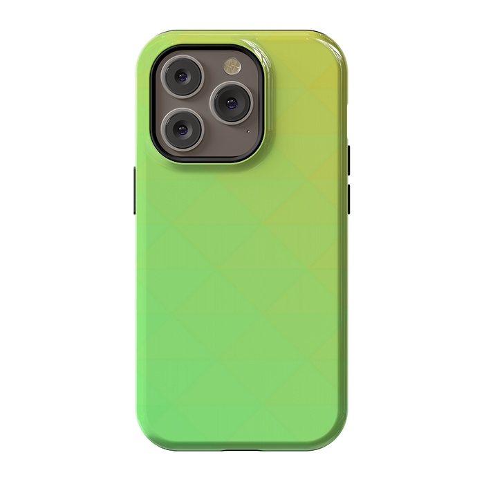 iPhone 14 Pro StrongFit yellow green shades by MALLIKA