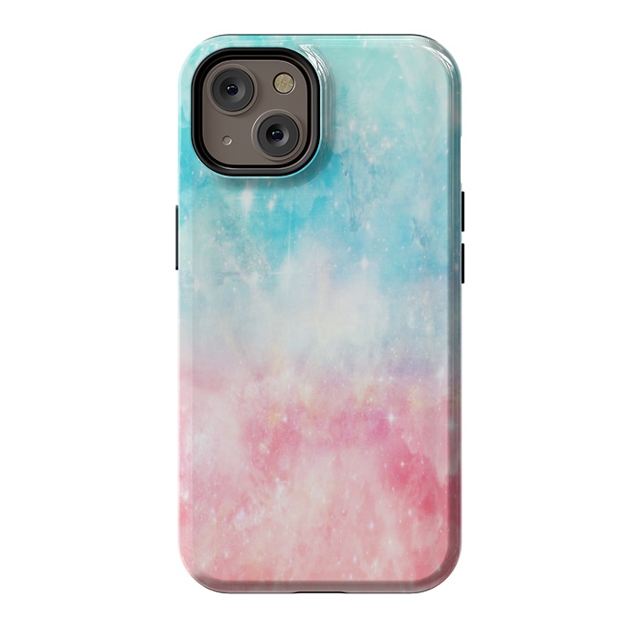 iPhone 14 StrongFit Blue pink galaxy by Jms