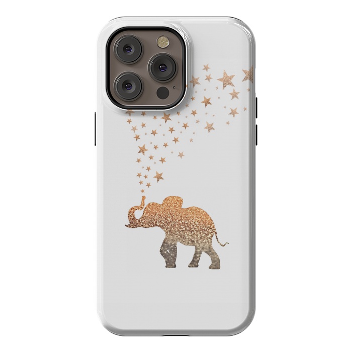 iPhone 14 Pro max StrongFit Gatsby Elephant Chain by Monika Strigel