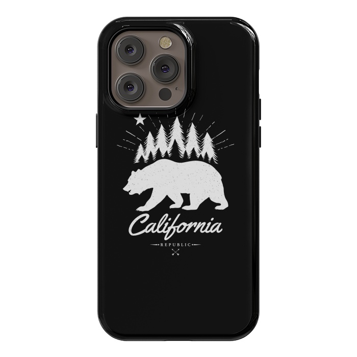 iPhone 14 Pro max StrongFit California Republic by Mitxel Gonzalez