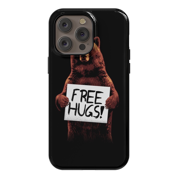iPhone 14 Pro max StrongFit Free Hugs by Mitxel Gonzalez