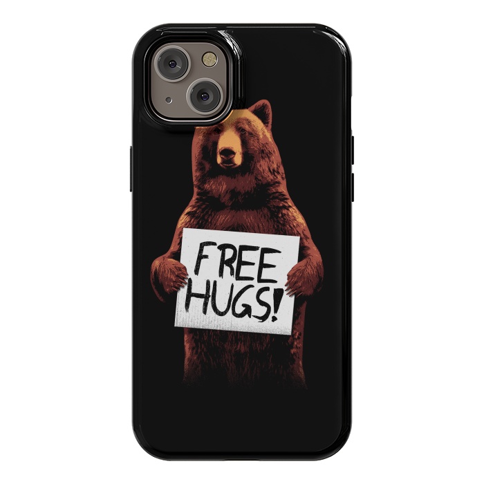 iPhone 14 Plus StrongFit Free Hugs by Mitxel Gonzalez