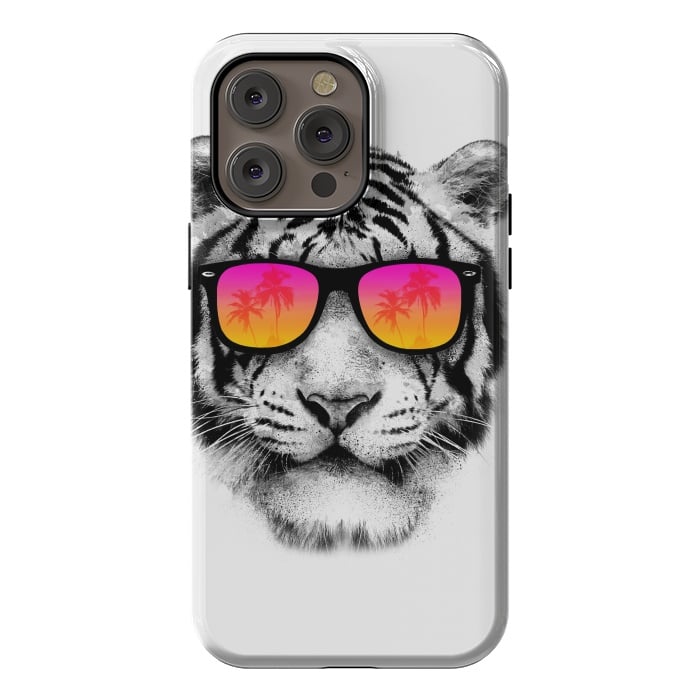 iPhone 14 Pro max StrongFit The Coolest Tiger by Mitxel Gonzalez