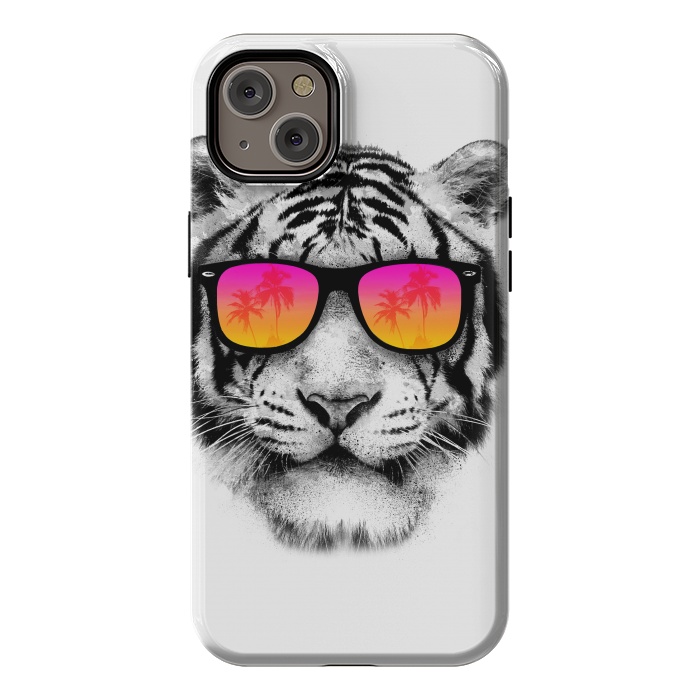 iPhone 14 Plus StrongFit The Coolest Tiger by Mitxel Gonzalez