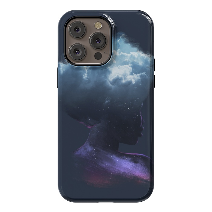 iPhone 14 Pro max StrongFit HEAD ON THE CLOUDS by Ilustrata