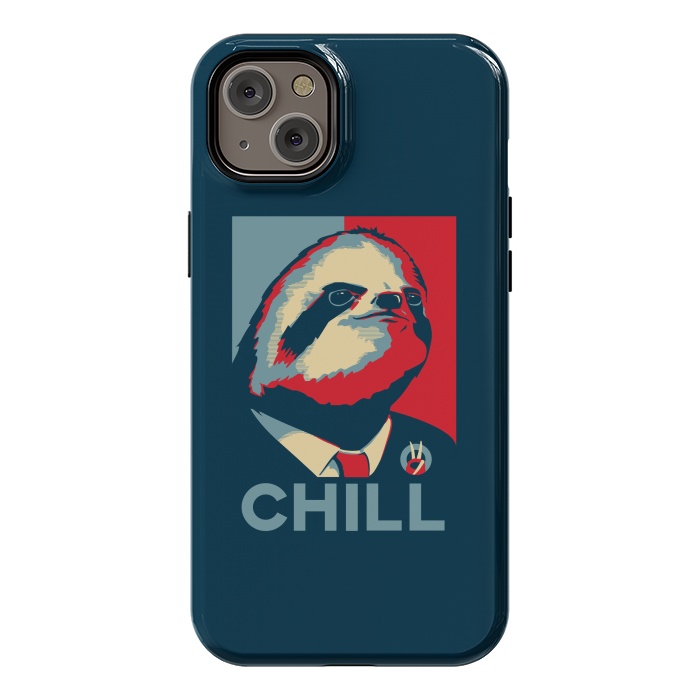 iPhone 14 Plus StrongFit Sloth For President by Grant Stephen Shepley