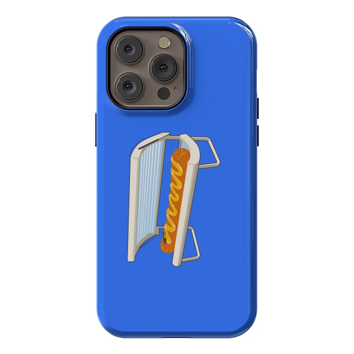 iPhone 14 Pro max StrongFit Hotdog by Xylo Riescent
