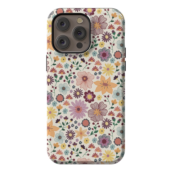 iPhone 14 Pro max StrongFit Wild Bloom by TracyLucy Designs