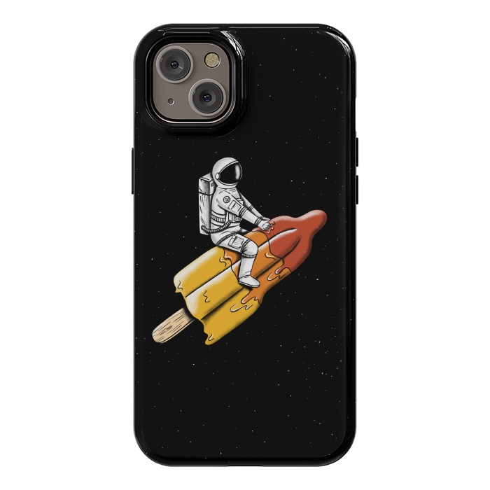 iPhone 14 Plus StrongFit Astronaut Melted Rocket by Coffee Man