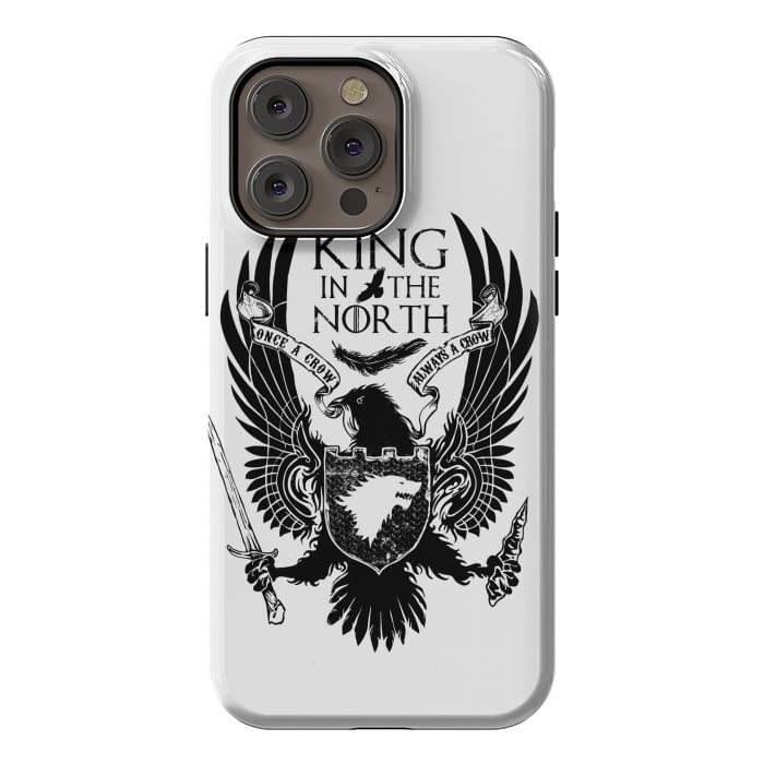 iPhone 14 Pro max StrongFit Crow in the North by Branko Ricov