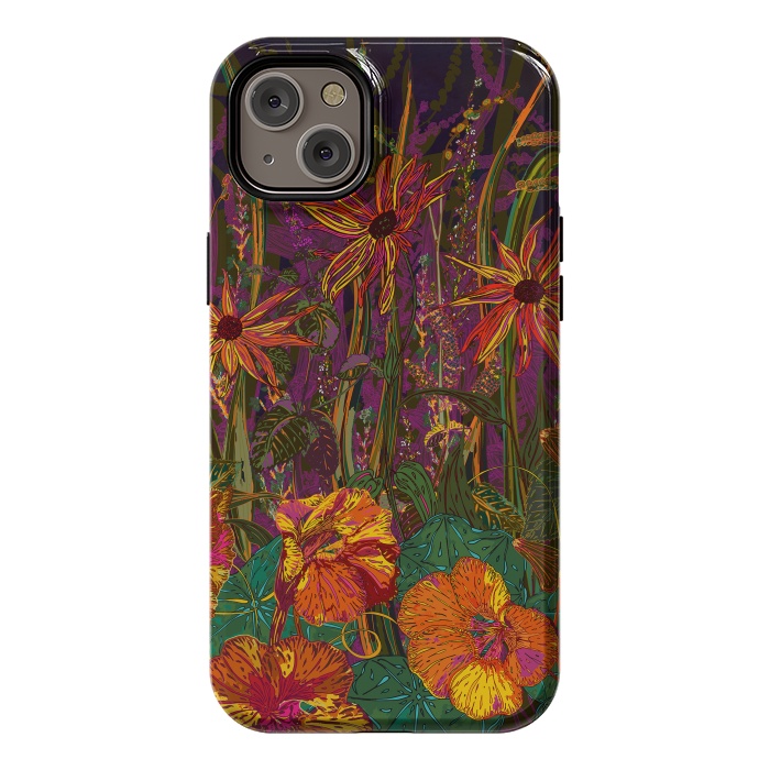 iPhone 14 Plus StrongFit Autumn Flowers by Lotti Brown