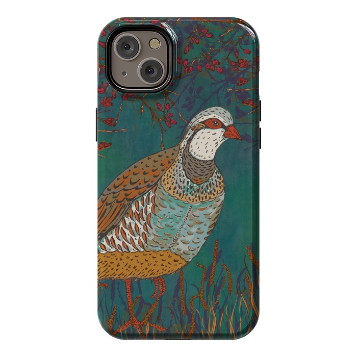 iPhone 14 Plus StrongFit Partridge by Lotti Brown