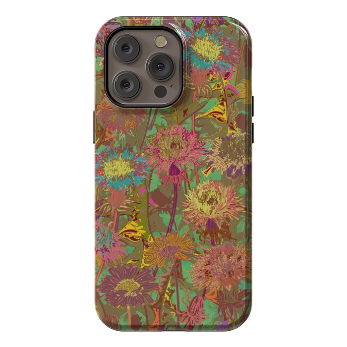 iPhone 14 Pro max StrongFit Dandelion Dawn by Lotti Brown