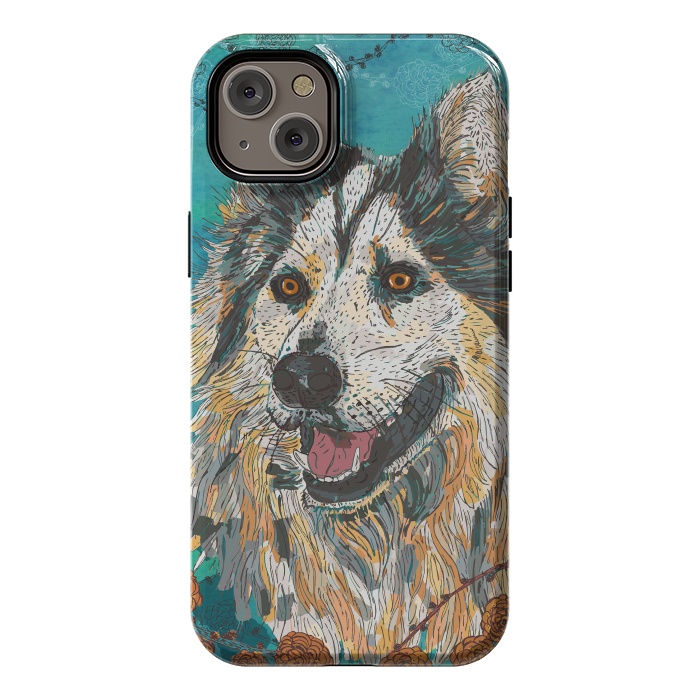 iPhone 14 Plus StrongFit Husky by Lotti Brown
