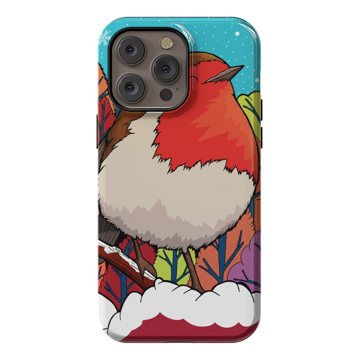iPhone 14 Pro max StrongFit The Big Red Robin by Steve Wade (Swade)