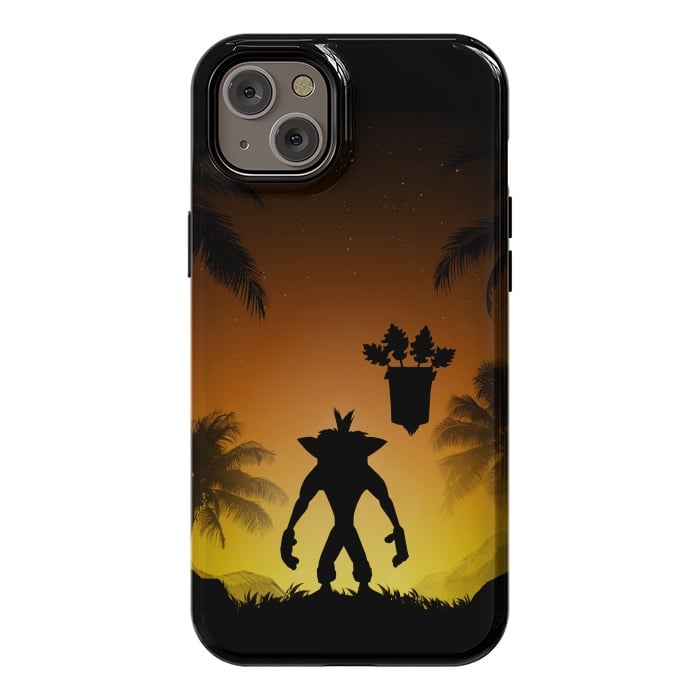 iPhone 14 Plus StrongFit Protector of the island by Denis Orio Ibañez