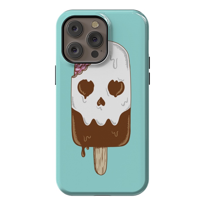 iPhone 14 Pro max StrongFit Skull Ice Cream by Coffee Man