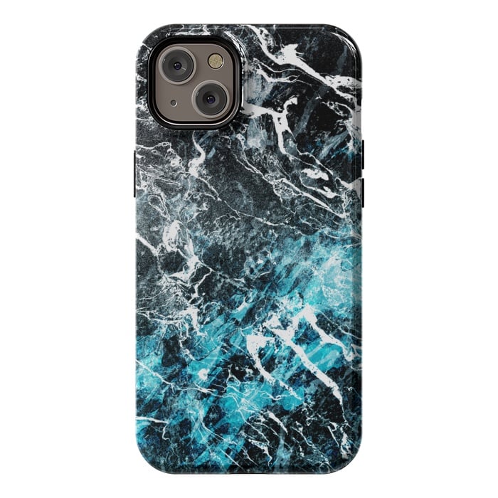 iPhone 14 Plus StrongFit Frozen Waves by Steve Wade (Swade)