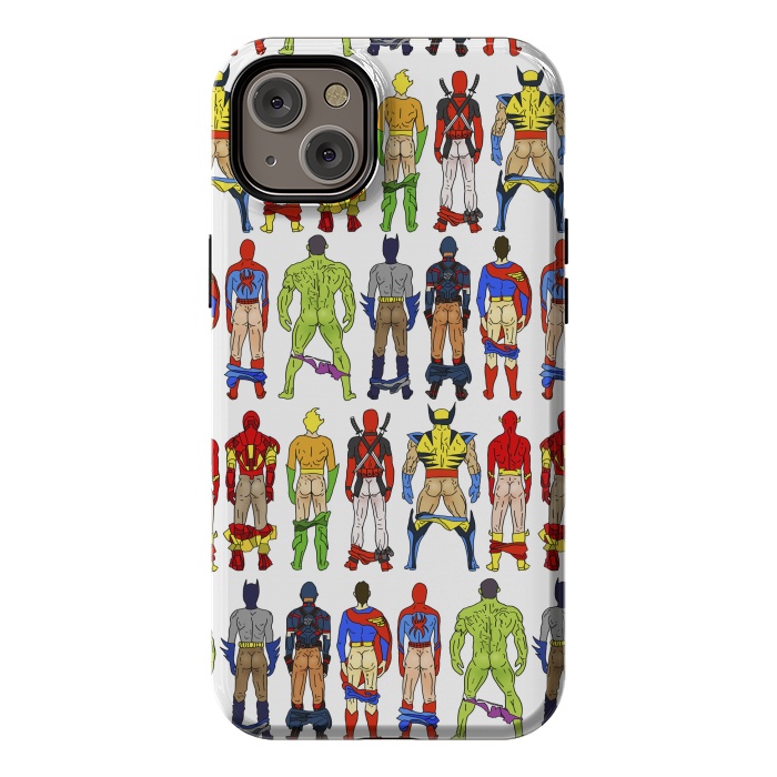 iPhone 14 Plus StrongFit Superhero Butts by Notsniw