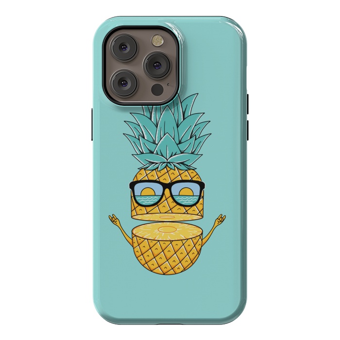 iPhone 14 Pro max StrongFit Pineapple Sunglasses by Coffee Man